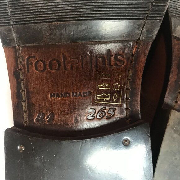 Birkenstock Footprints Handmade Brown Leather Derby Shoes Mens  8/41 (3 OF 3) - Picture 5 of 13